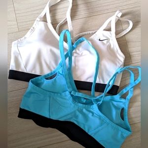 Nike sports bra, size large